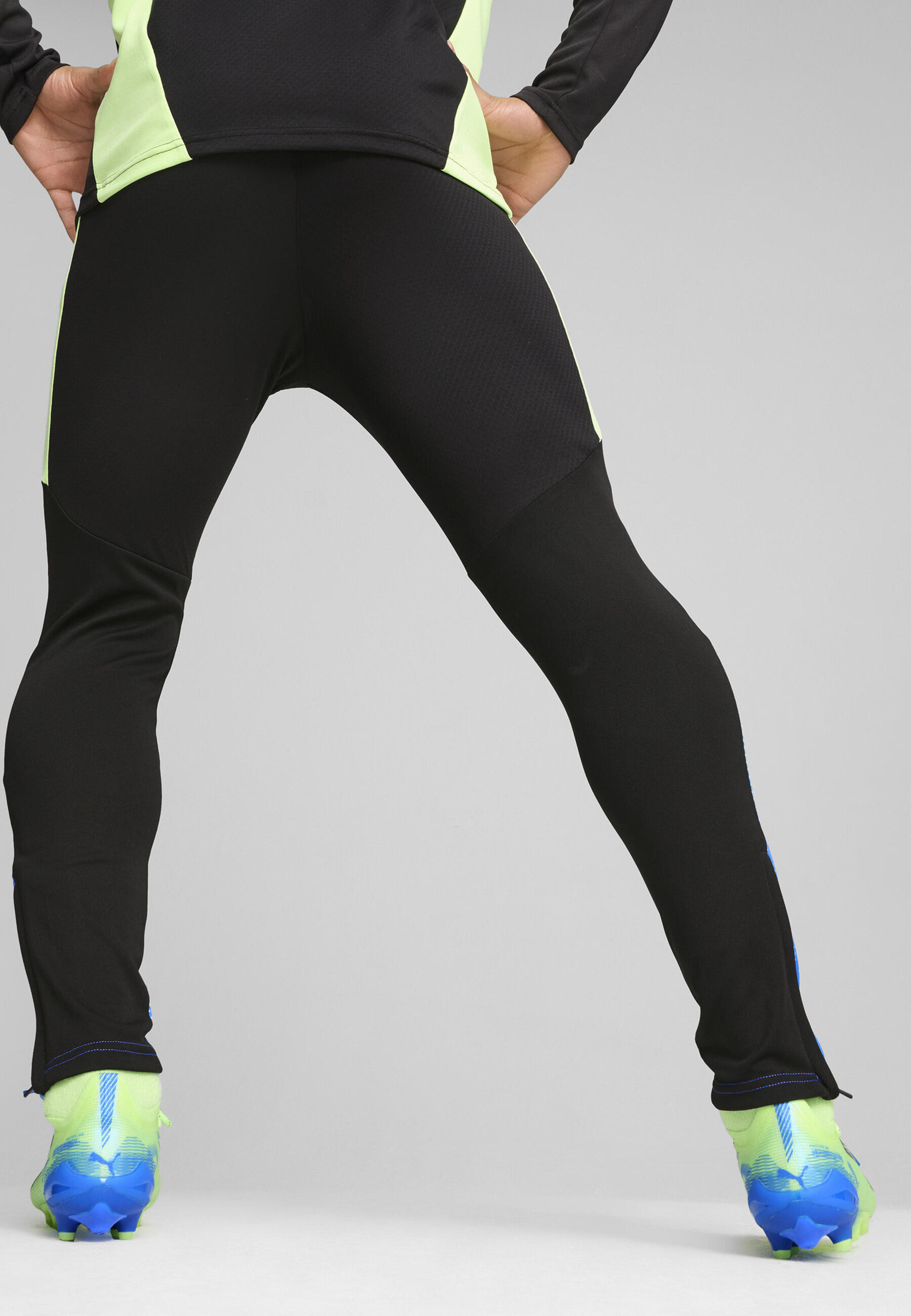 Pantalon d'entraînement individualFINAL Homme PUMA Black Fizzy Apple Yellow 3/7