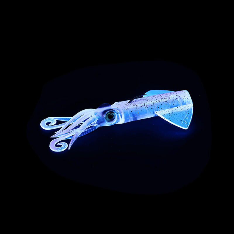 Vinilo Pesca Jigging Spinning JLC Xipi Evo 170 mm  Blue Glow  cuerpo repuesto 2/2