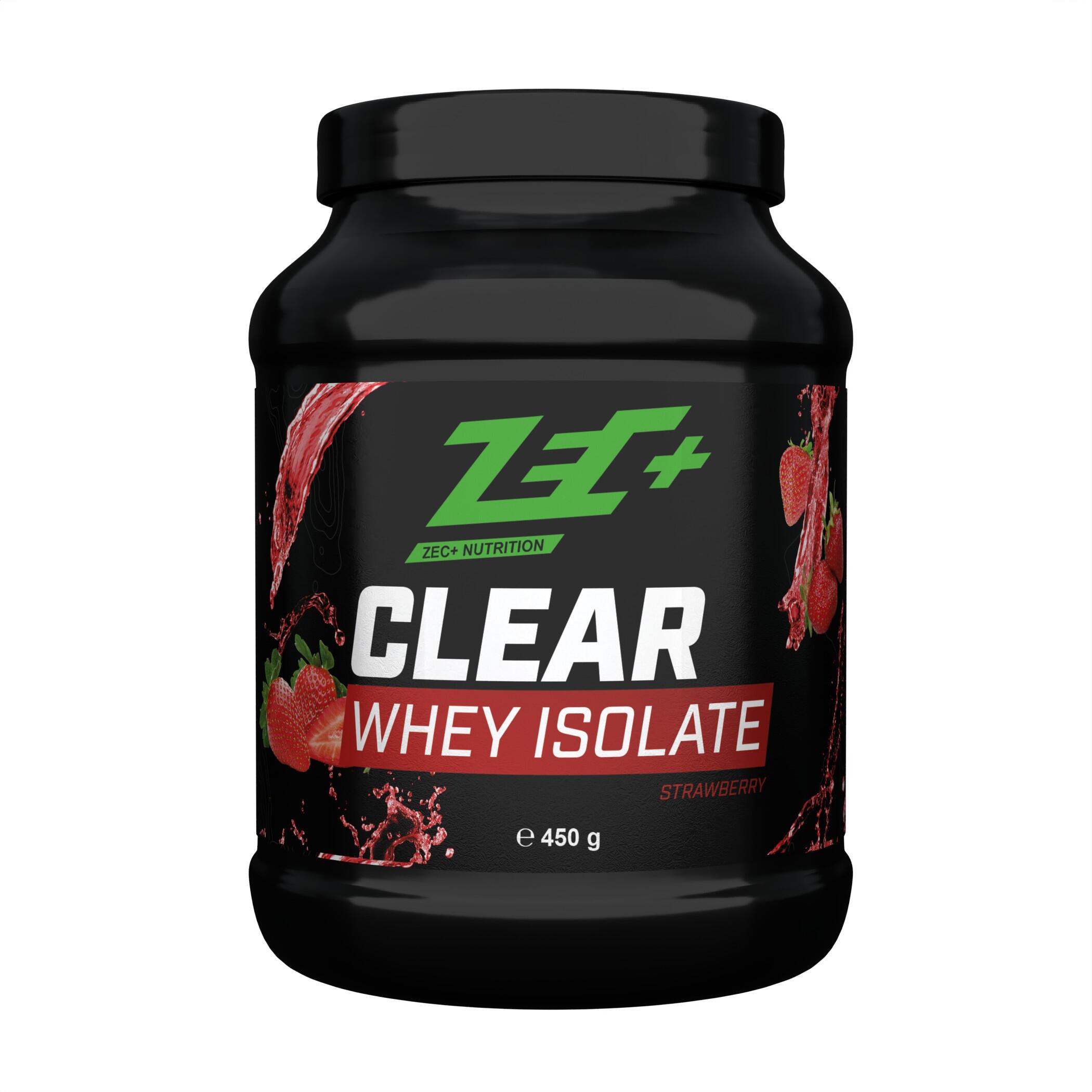 ZEC+ NUTRITION Zec+ Clear Whey Isolate (450g) Strawberry - Eiwitten - Helder eiwit