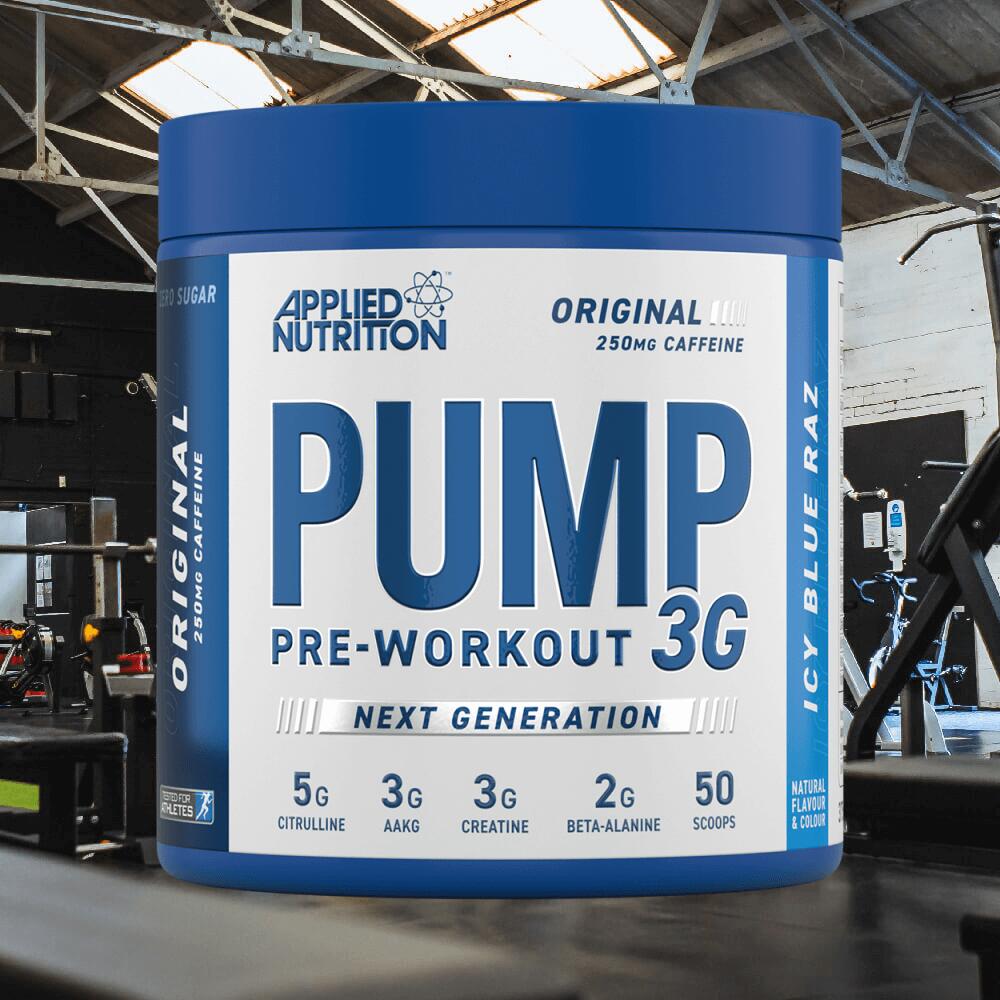 Applied Nutrition Pump 3G (25 Serv) Icy Blue Raz - Pre-allenamento - Booster NO 2/3