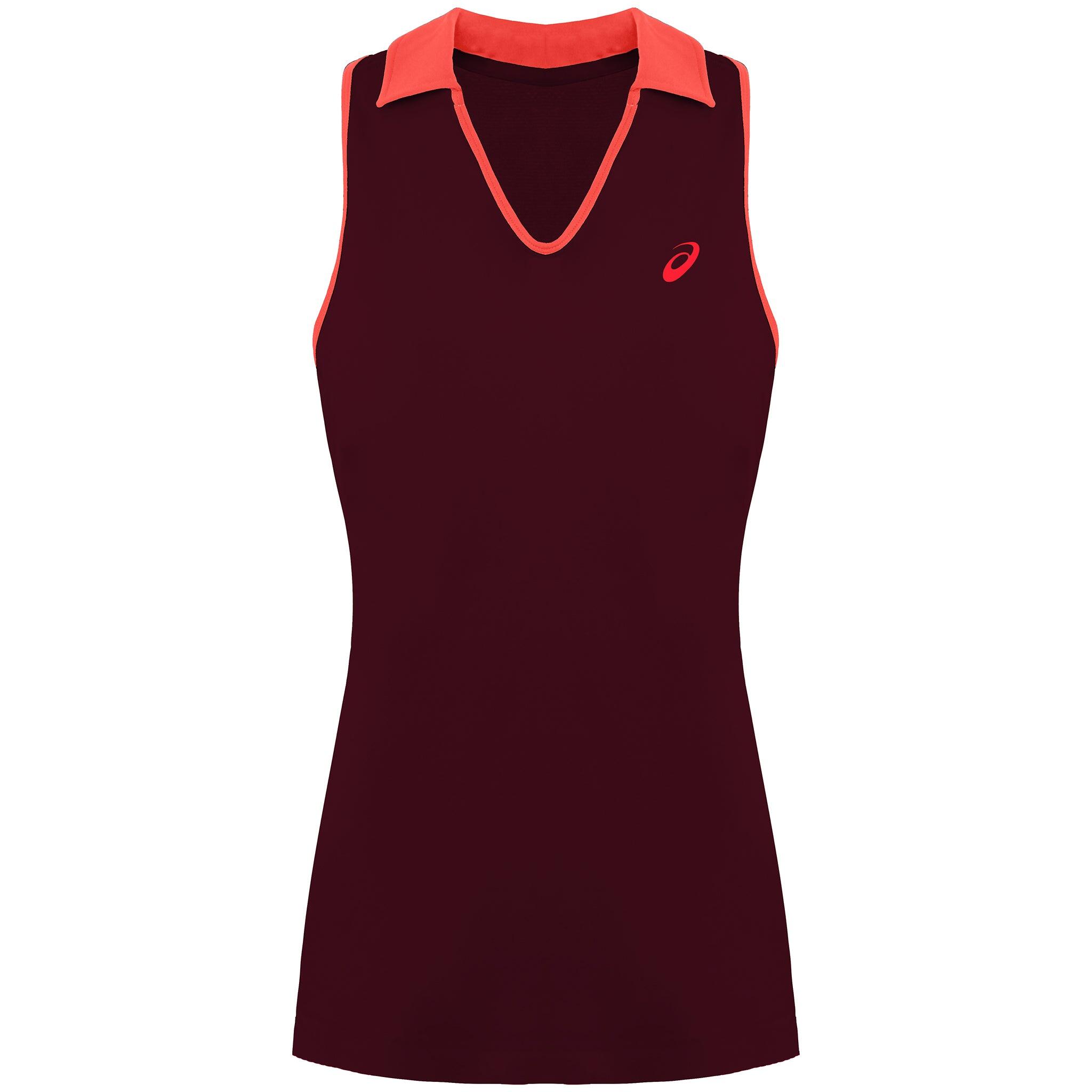 ASICS Asics Logo Womens Burgundy Padel Vest