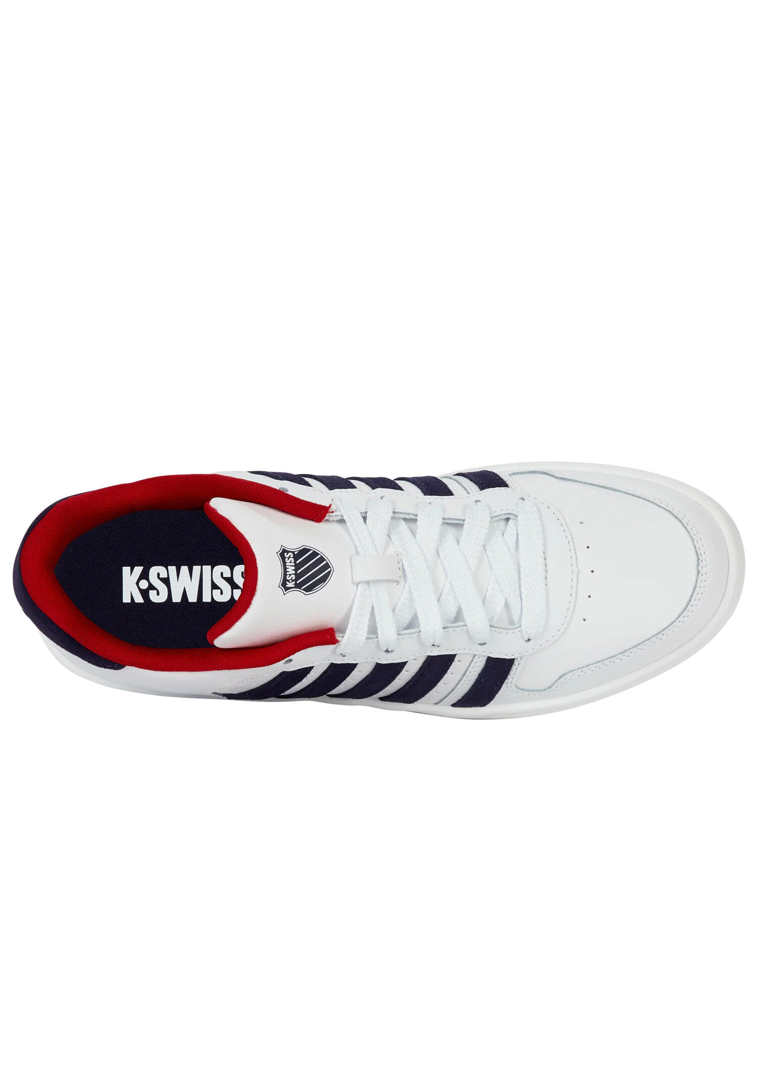 Zapatillas K-SWISS Court Palisades para hombre en Peacoat/Blanco. 3/6