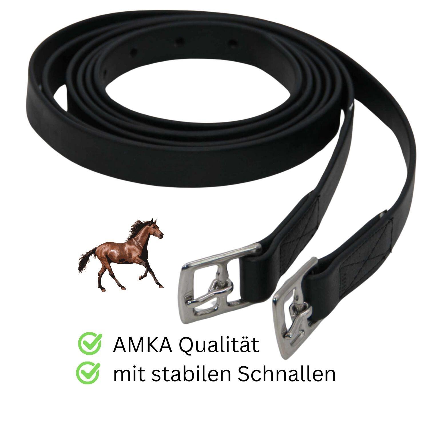 AMKA Steigbügel und Riemen Set 3/4