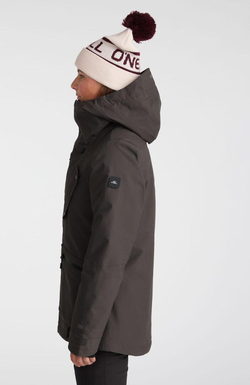 O'NEILL O'neill Manteaux TOTAL DISORDER JACKET  Femmes Raven 3/5