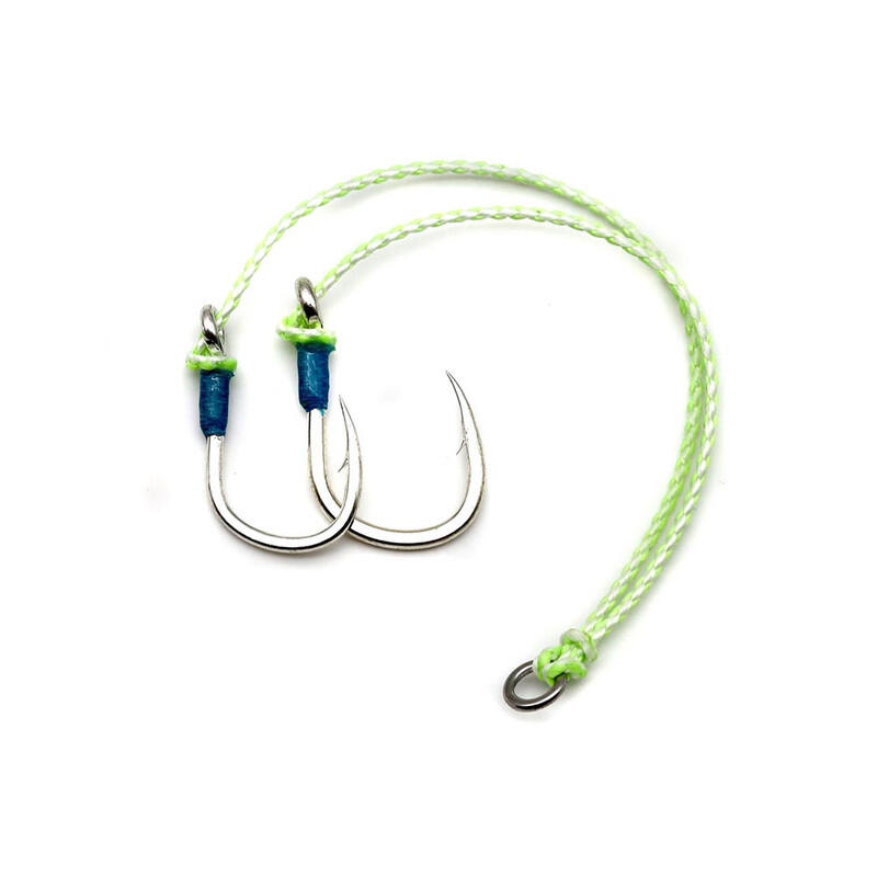 Anzuelo doble assist tentáculos jigging Xipi EVO JLC 100 mm 1/3