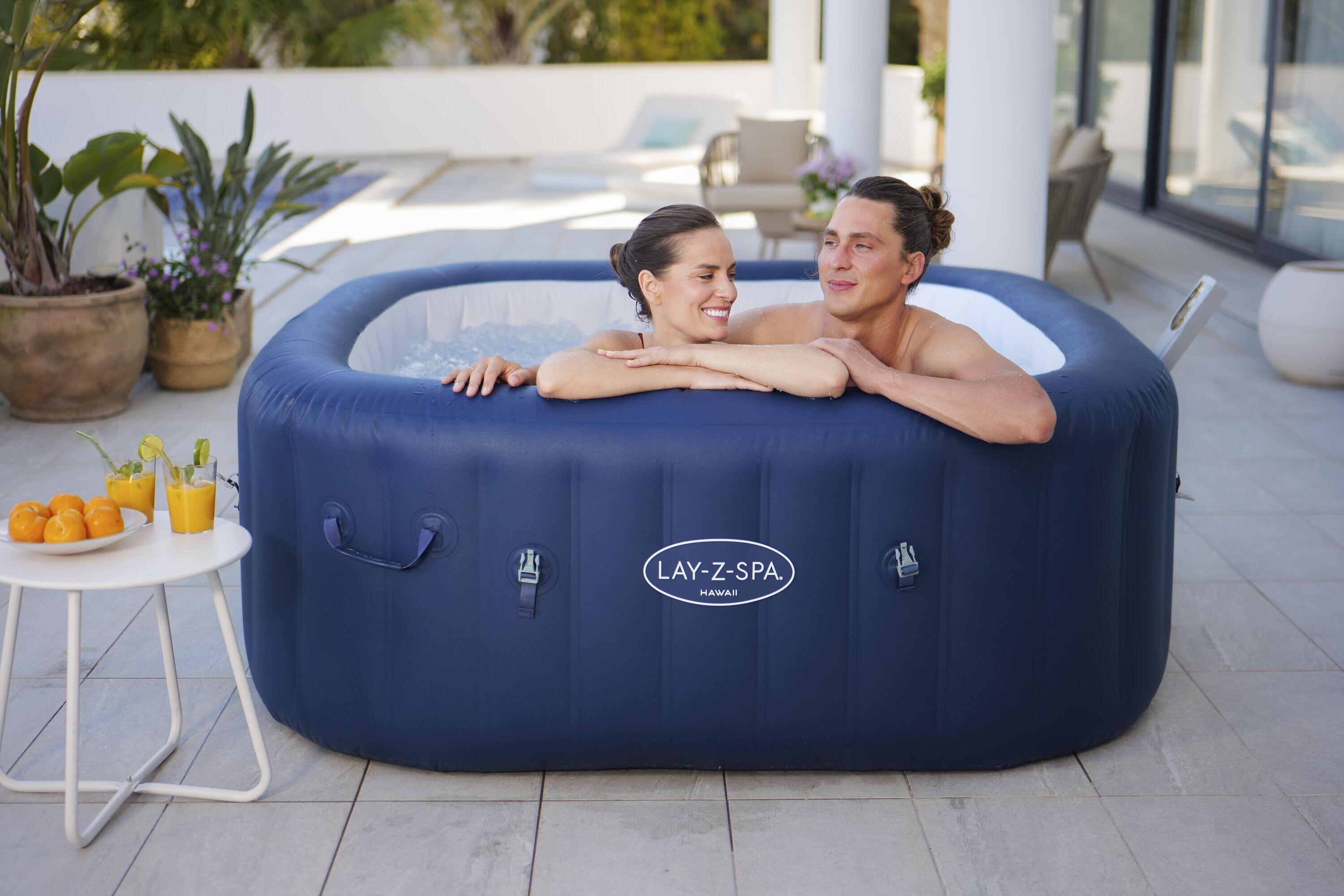 Bestway Spa inflável Lay-Z-Spa Hawaii MaxHold EnergySense 180x180x71 cm 7/7