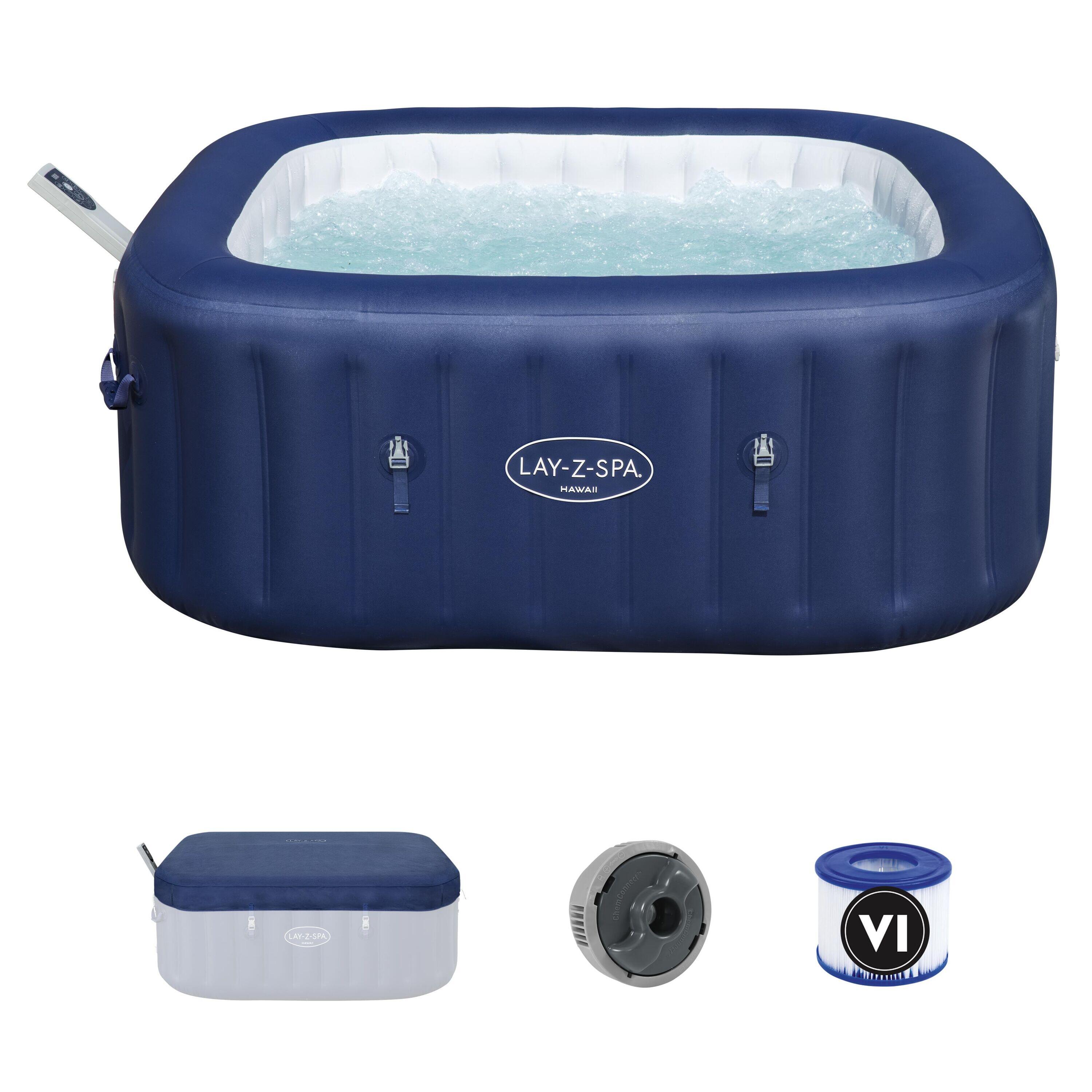 Dmuchane SPA ogrodowe AirJet Miami 6-osobowe 180x71 cm hydromasaż Bestway