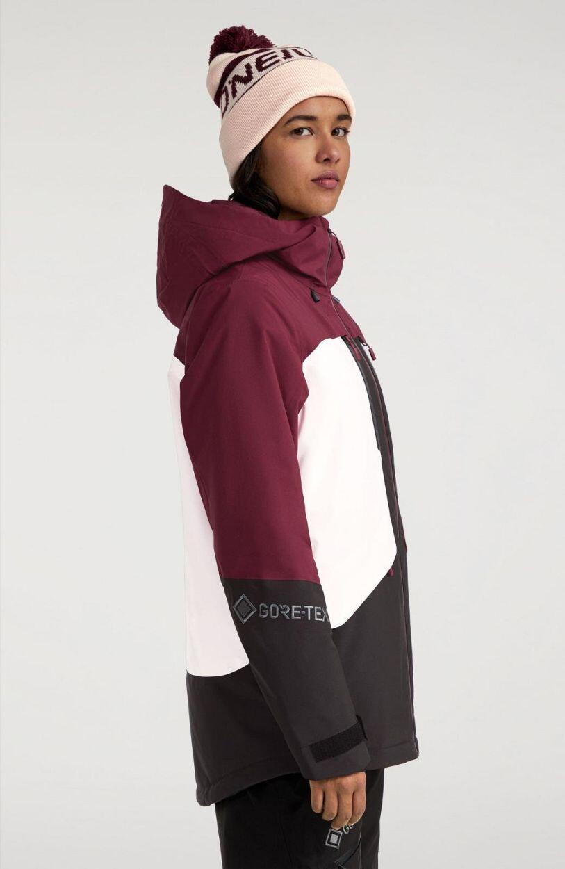 O'NEILL O'neill Jassen GTX PSYCHO TECH JACKET DAMES Windsor Wine Colour Block 4/5