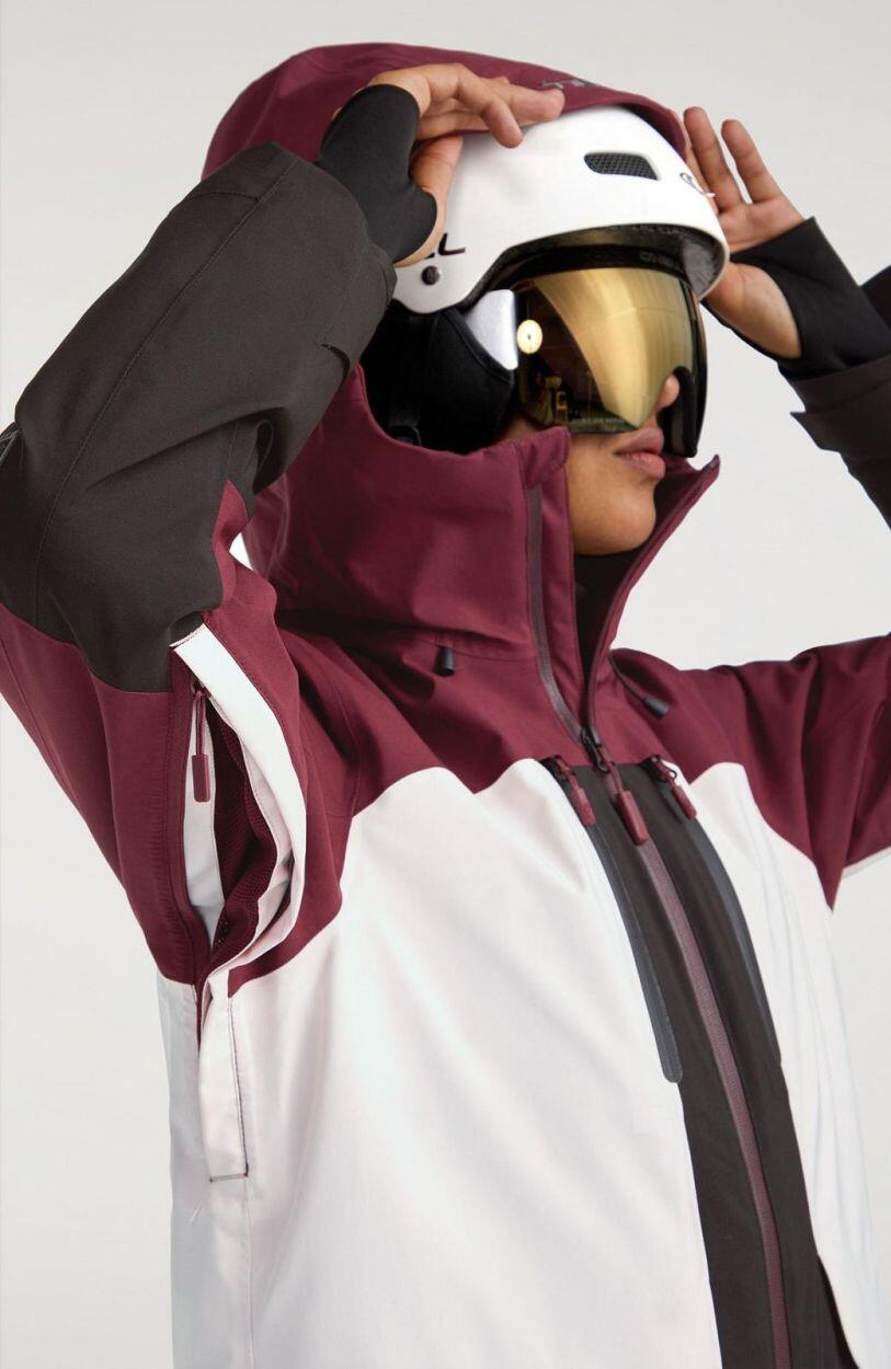 O'NEILL O'neill Jassen GTX PSYCHO TECH JACKET DAMES Windsor Wine Colour Block 3/5