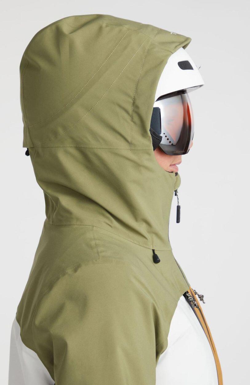 O'NEILL Skijassen GTX PSYCHO TECH JACKET DAMES Deep Lichen Green Colour Block 5/5