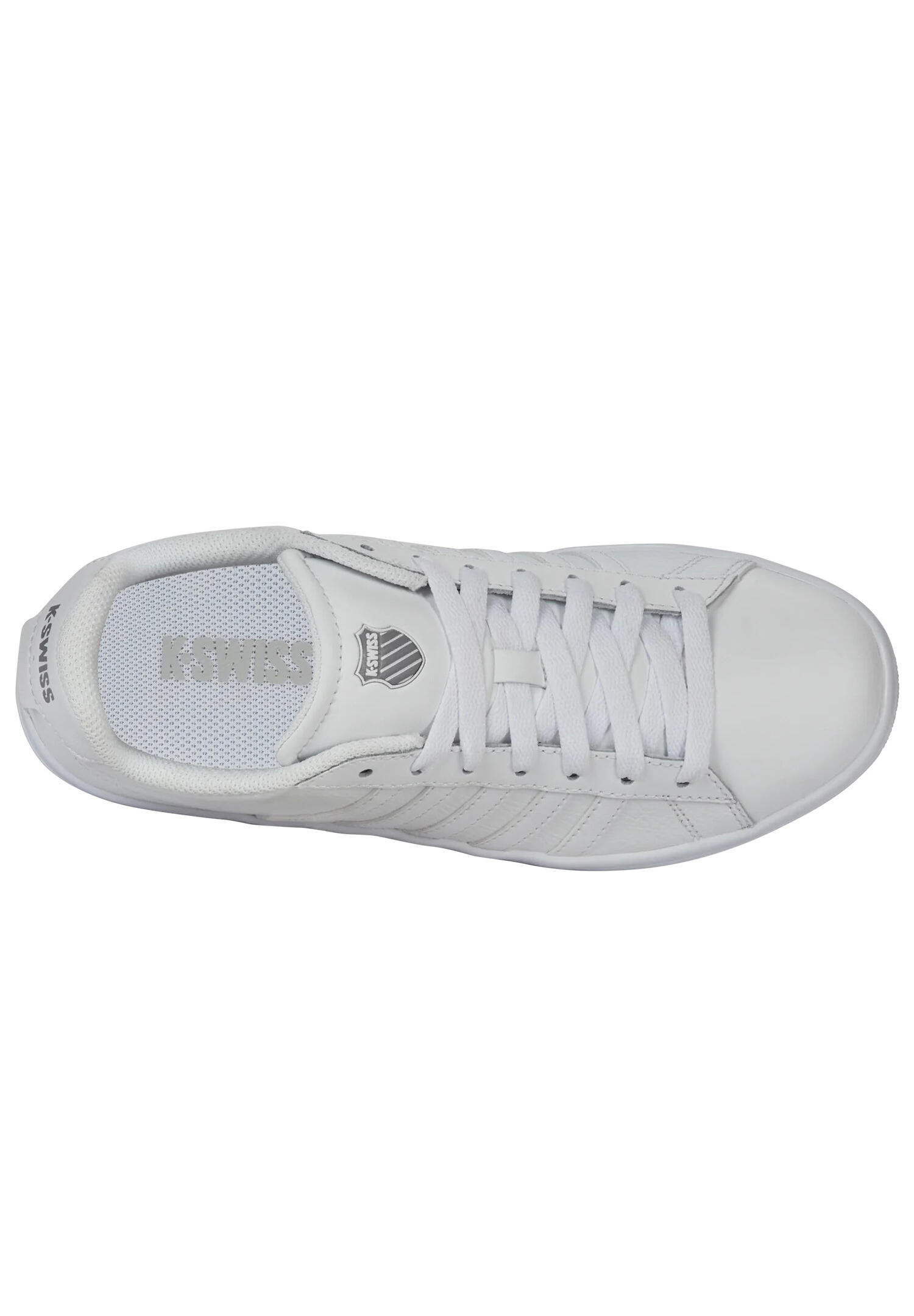 Zapatillas bajas blancas K-SWISS Court Tiebreak II con cordones 3/6