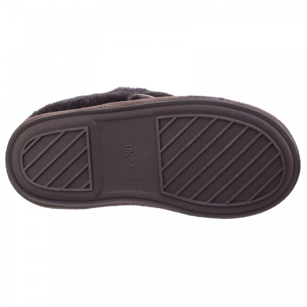 Cotswold Wotton | Chocolate | Womens Sheepskin Bootie Slippers COL: Ch 5/7
