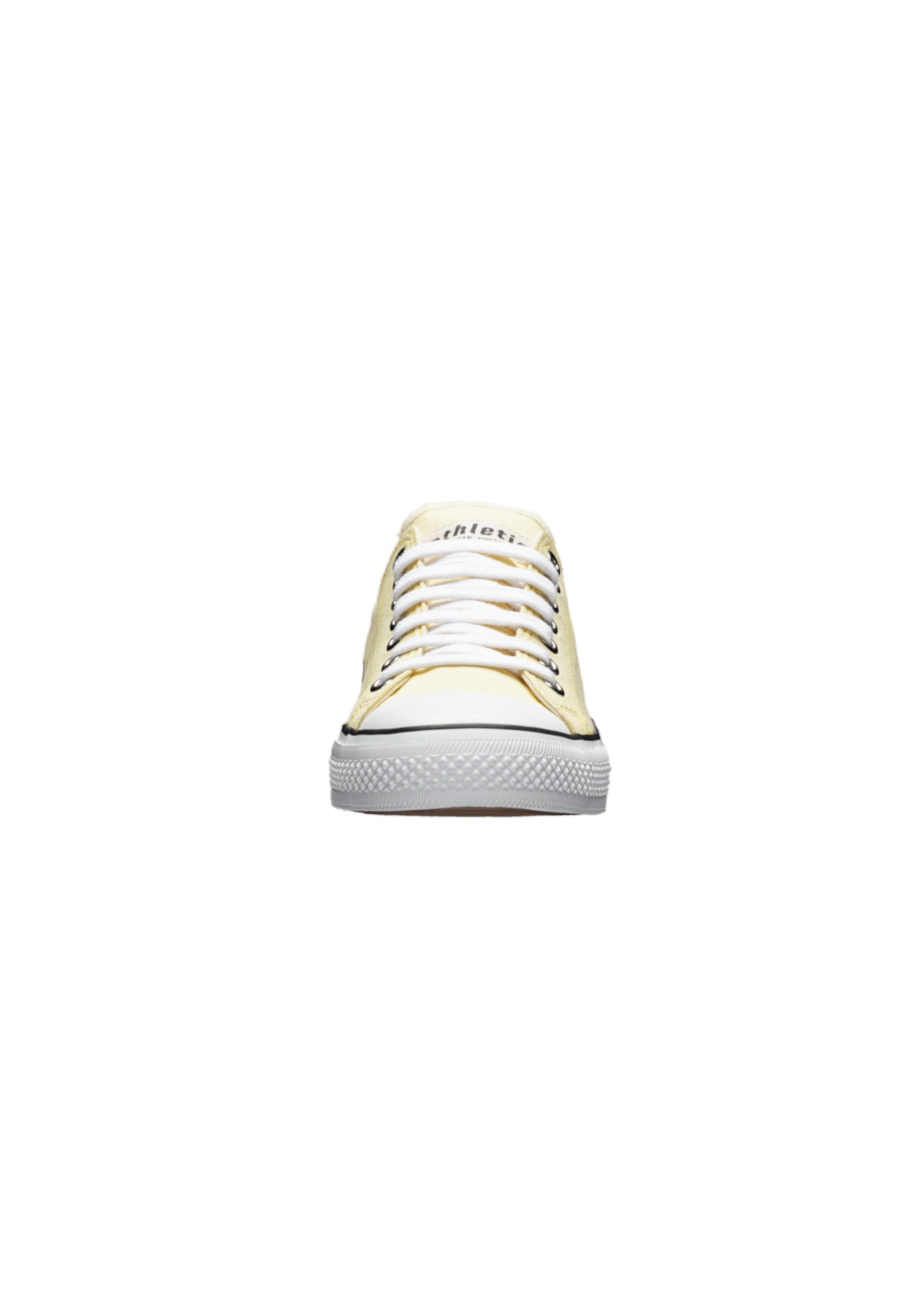 Sneaker Trainer White Cap Lo Cut hellgelb atmungsaktiv 4/5
