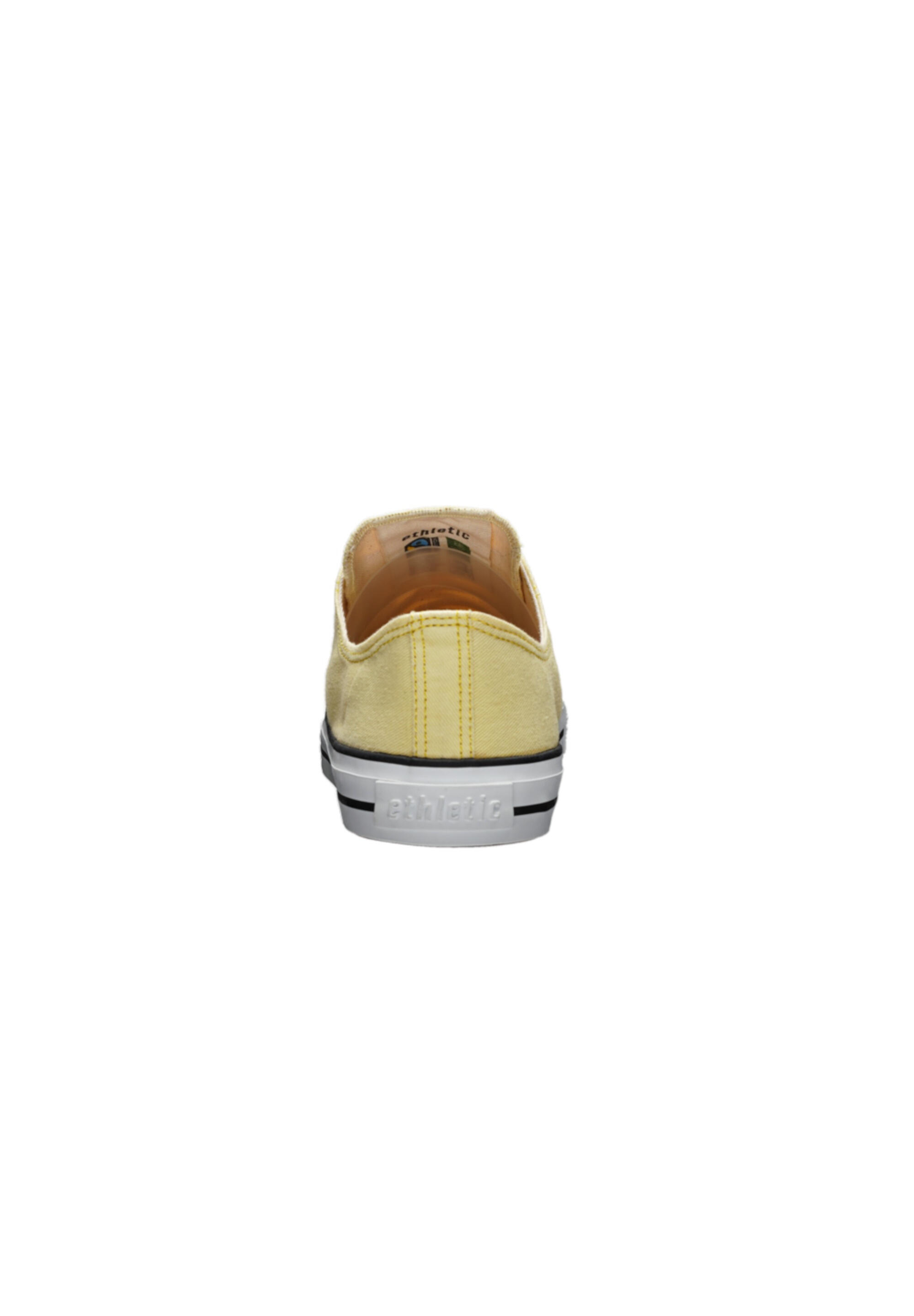 Sneaker Trainer White Cap Lo Cut hellgelb atmungsaktiv 2/5