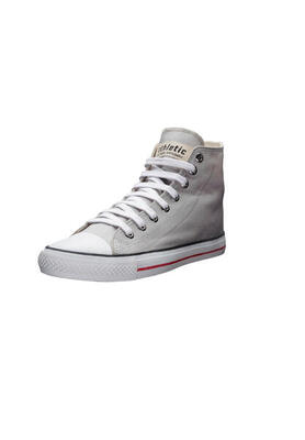 Canvas Sneaker White Cap Hi Cut grau atmungsaktiv