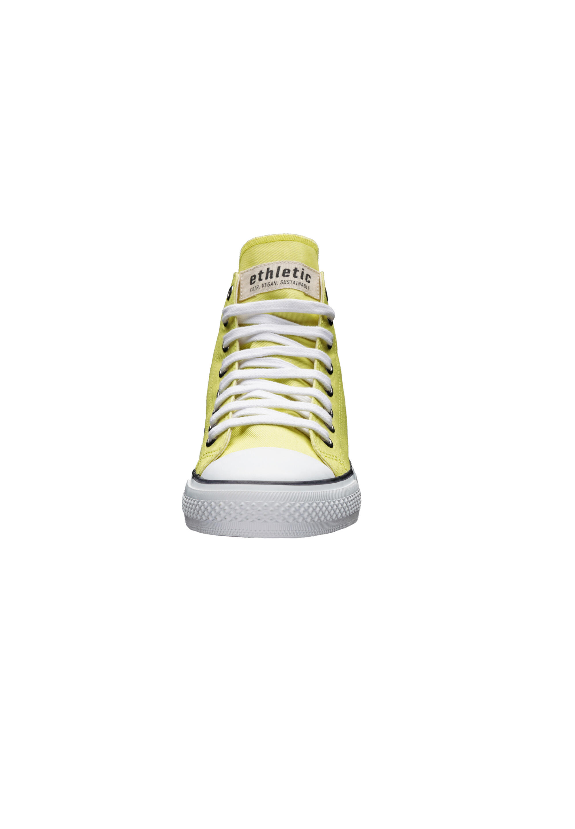 Canvas Sneaker White Cap Hi Cut hellgrün-meliert atmungsaktiv 4/5