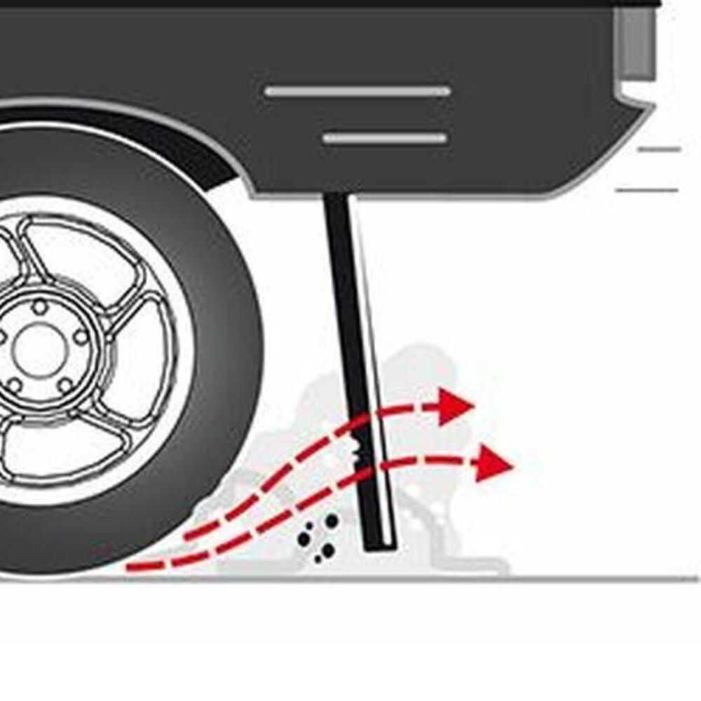 Fiamma Motorhome Rear Mud Flaps Pair 06607-01 4/5