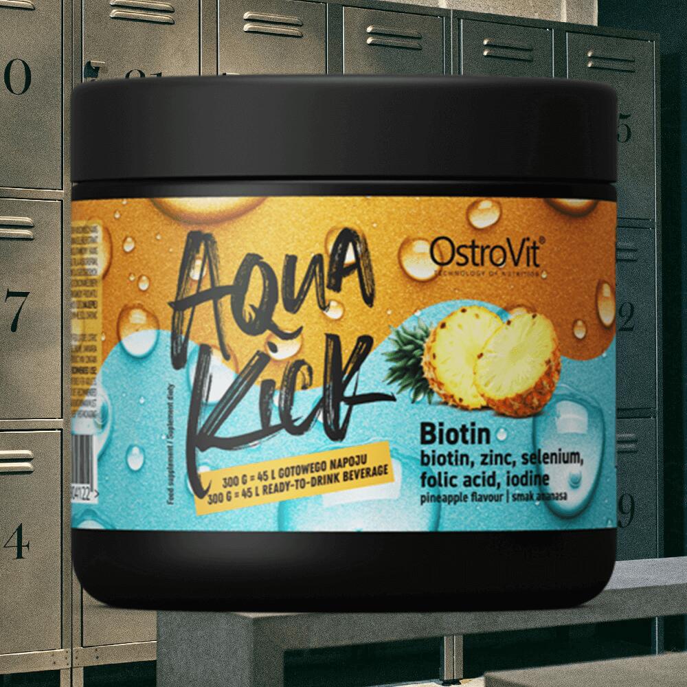 OstroVit Aqua Kick (300g) Biotin - Pineapple - Intra- & Post-Workout 2/3