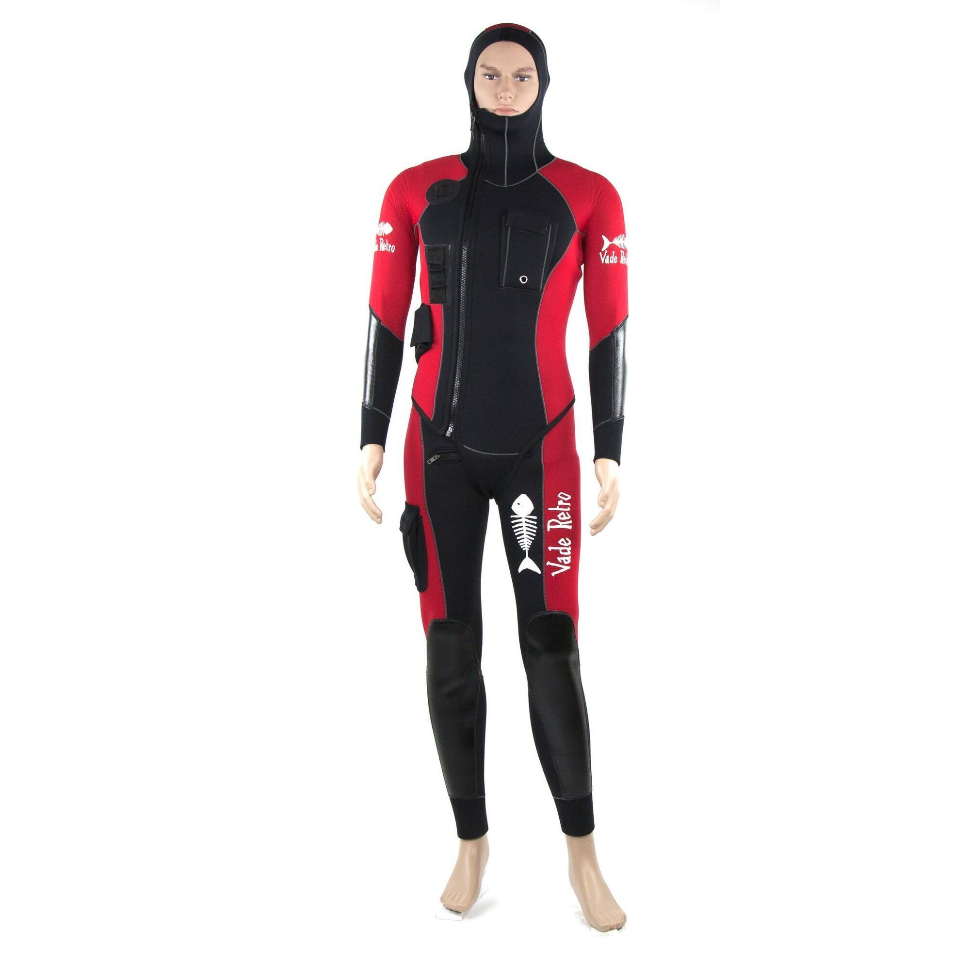 Vade Retro - Veste Guide 5 Mm Rouge Noir - Combinaison De Canyoning - Noir|rouge - M/xl - Decathlon
