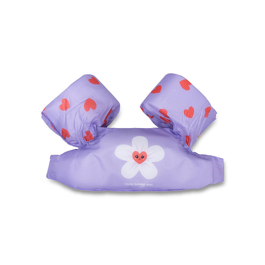 Swim Essentials Puddle Jumper - Lila - Sweet Hearts - 2/6 Jahre 7/7