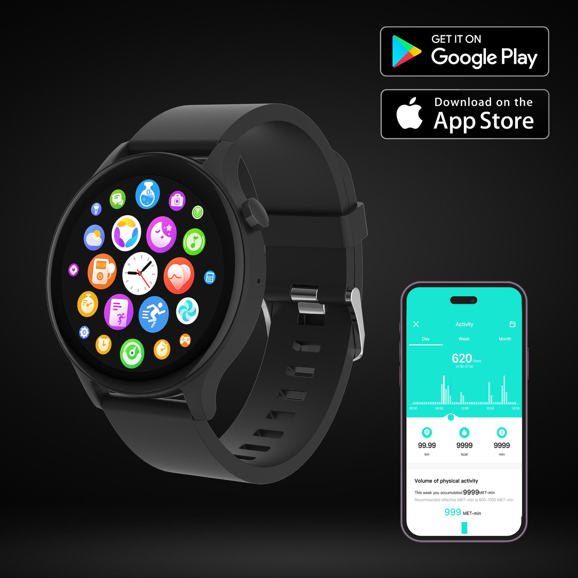 Luik 2021 Fashion Smart Watch Dames Hartslag Bloeddruk Multifunctioneel Sporthorloge Heren Vrouw Waterdichte Smartwatch Dames kopen vanaf een prijs van 19