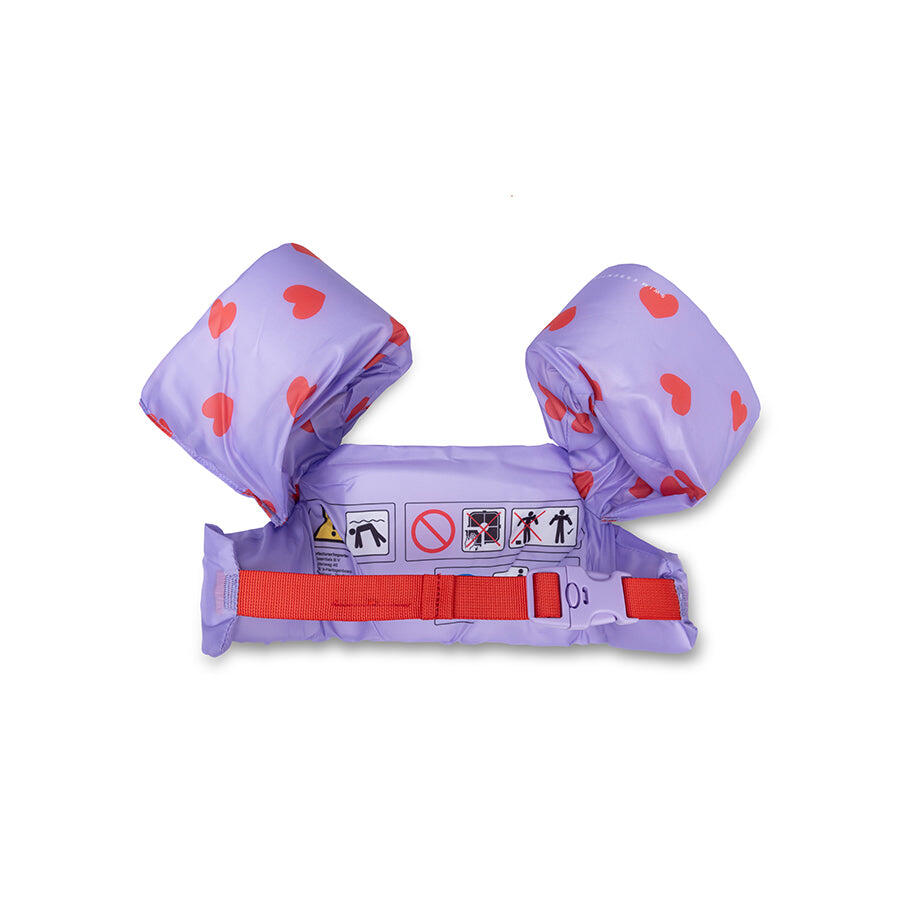 Swim Essentials Puddle Jumper - Lila - Sweet Hearts - 2/6 Jahre 3/7