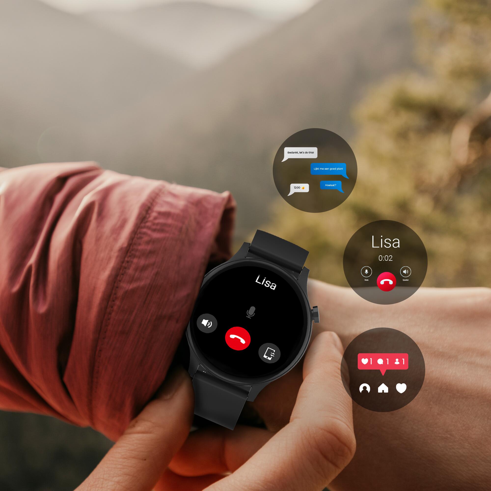 Smartwatch Denver Electronics SWC-338B Nero 2/7