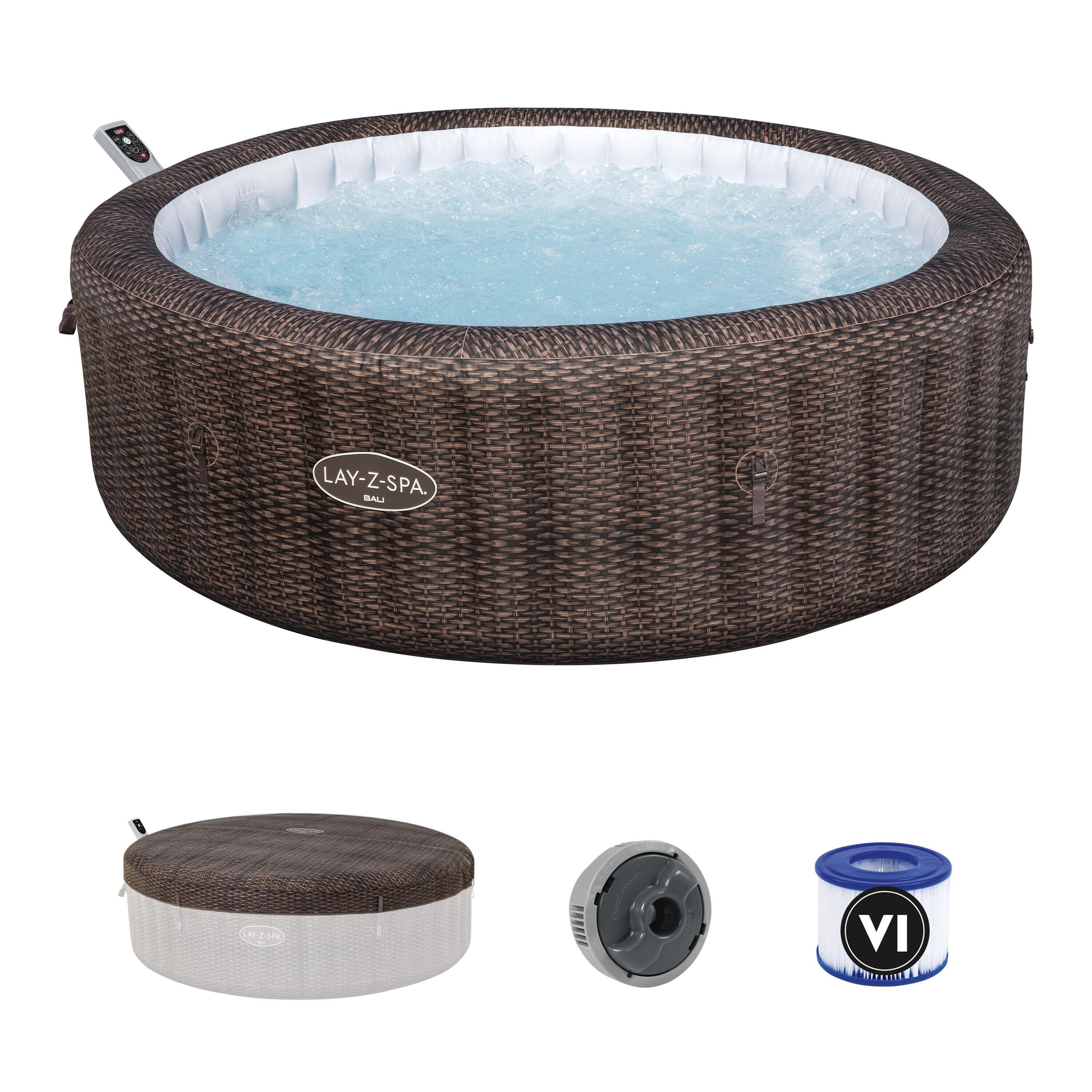 Dmuchane SPA ogrodowe AirJet Bali hydromasaż Bestway 7-osobowe