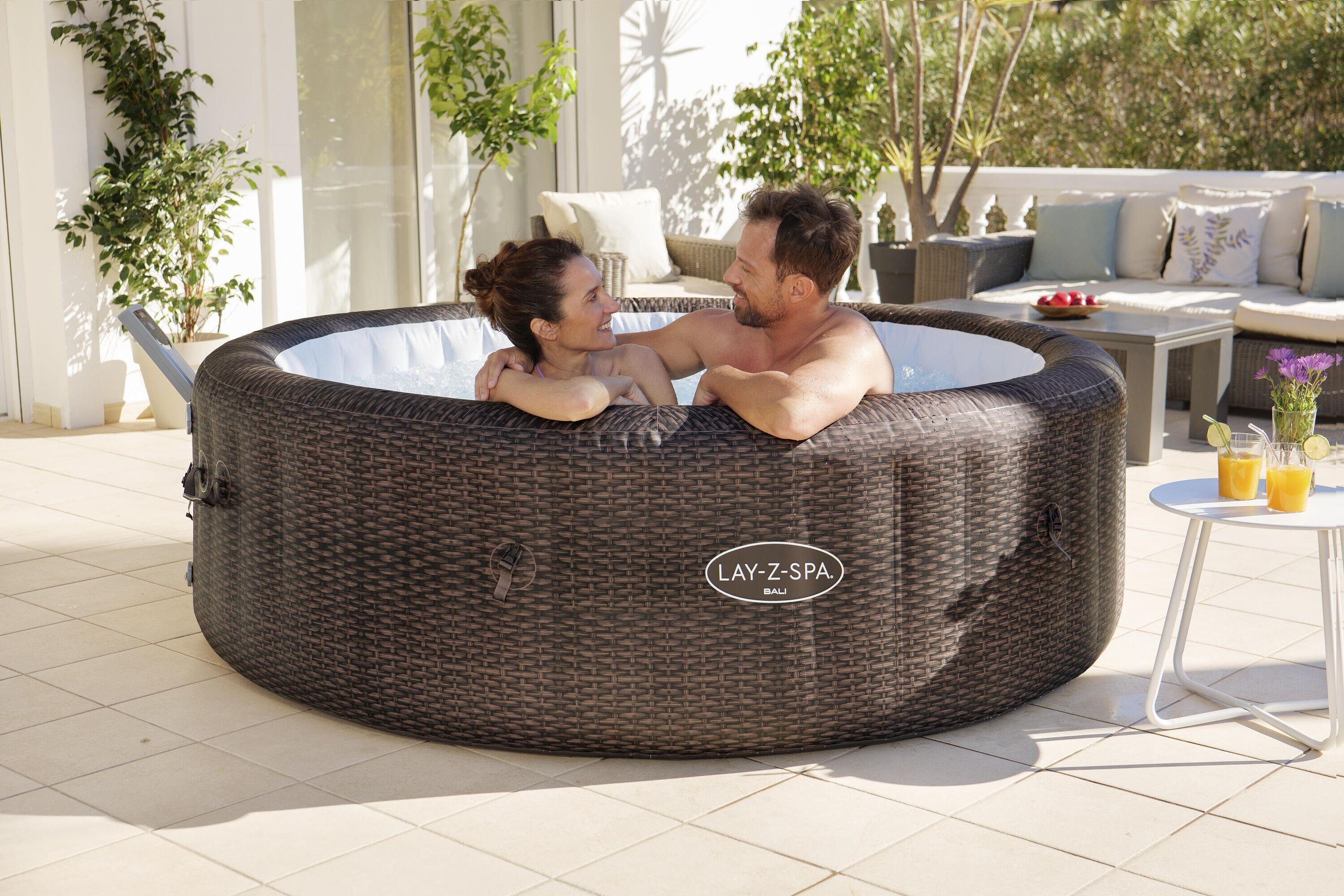 Bestway Spa gonflable rond Lay-Z-Spa Bali Smart AirJet 5-7 personnes appli 5/7