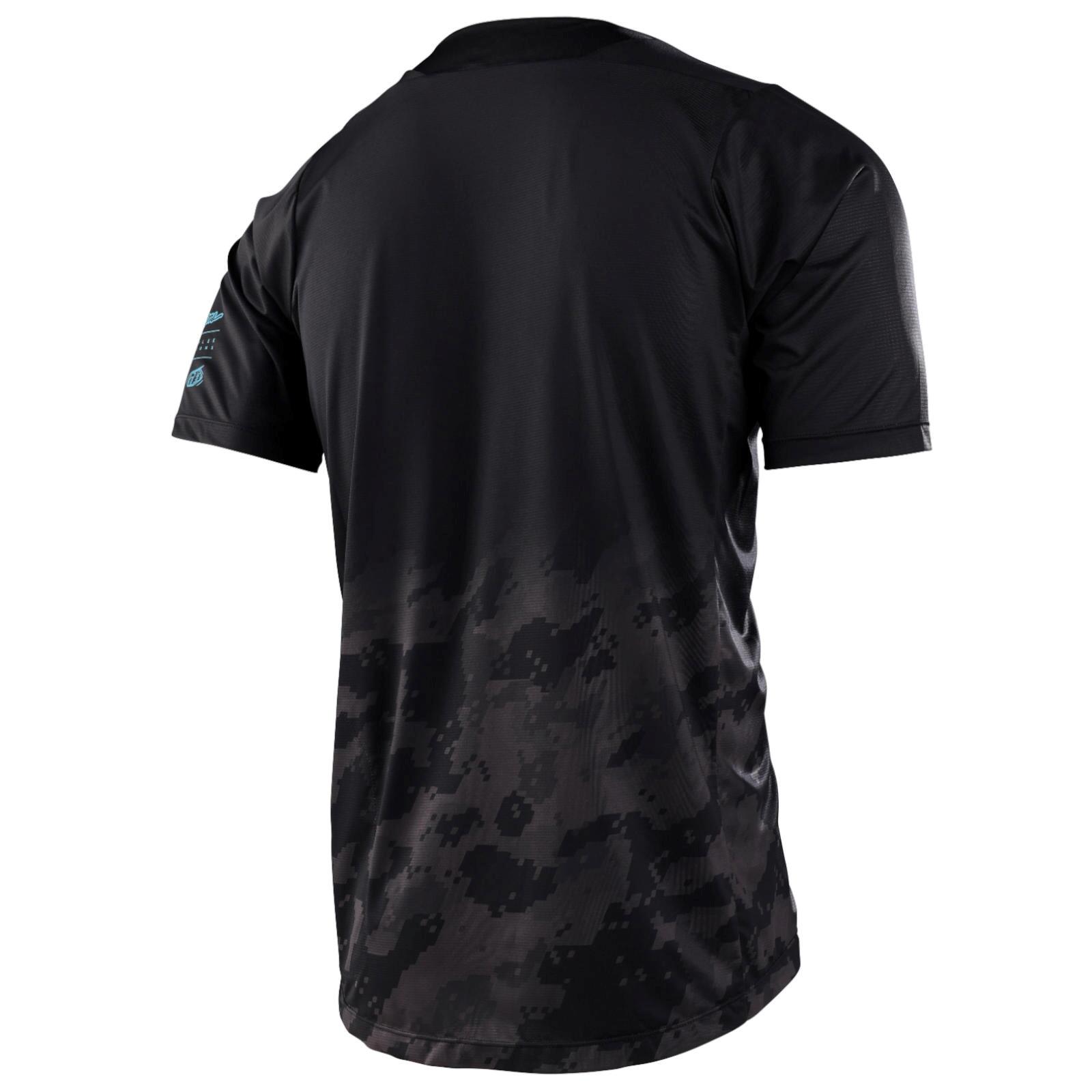 Ultralicht MTB-shirt SKYLINE met korte mouwen Zwart Heren 2/3