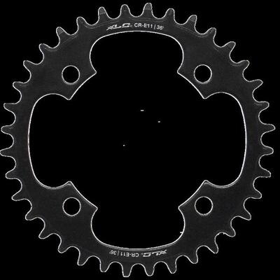 XLC E-Bike Kettenblatt für Mittelmotor Stahl BCD 104mm. 46 Zähne. 315g