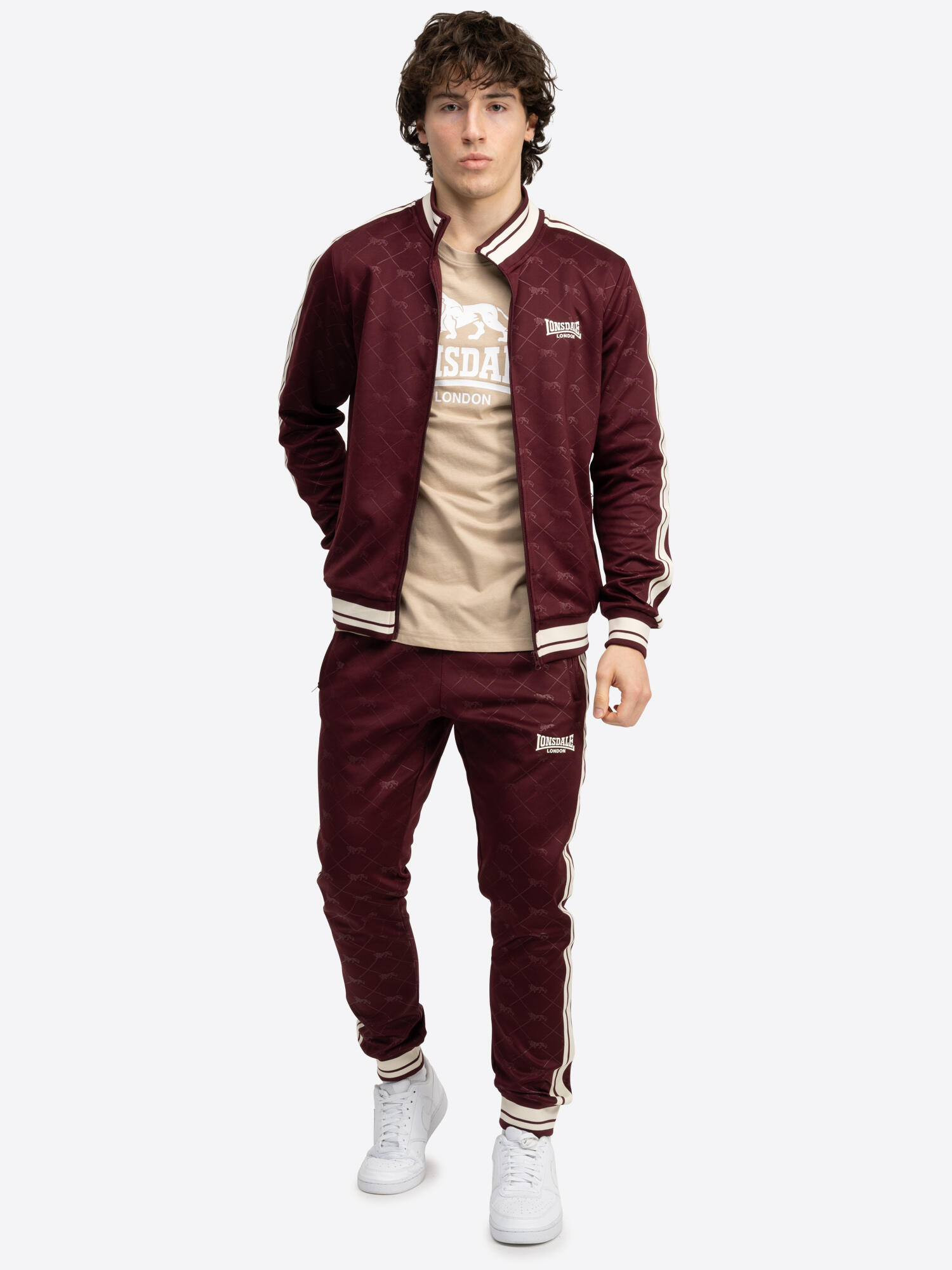 LONSDALE Heren trainingspak slim fit ASHWELL 3/7