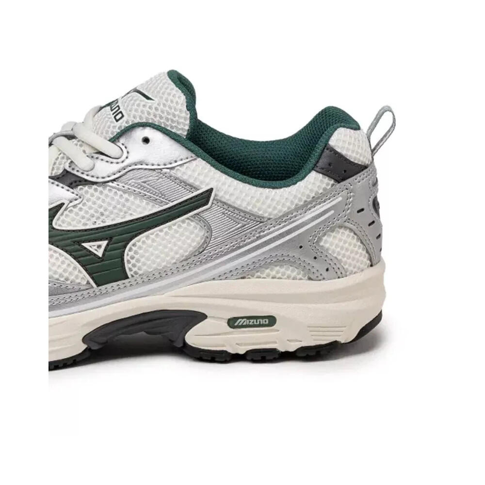 Mizuno MXR Snow White Bistro Green Silver Sneakers 5/5
