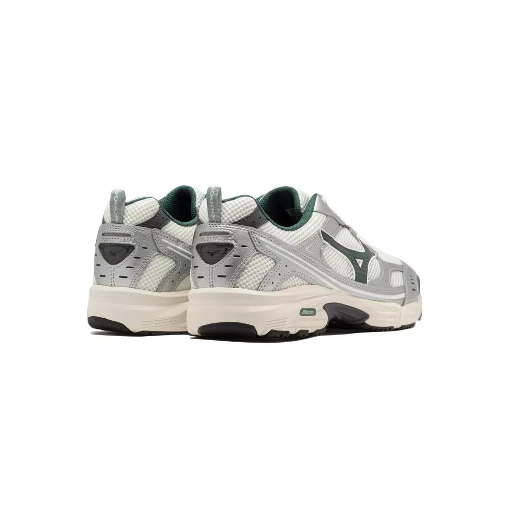 Mizuno MXR Snow White Bistro Green Silver Sneakers 4/5