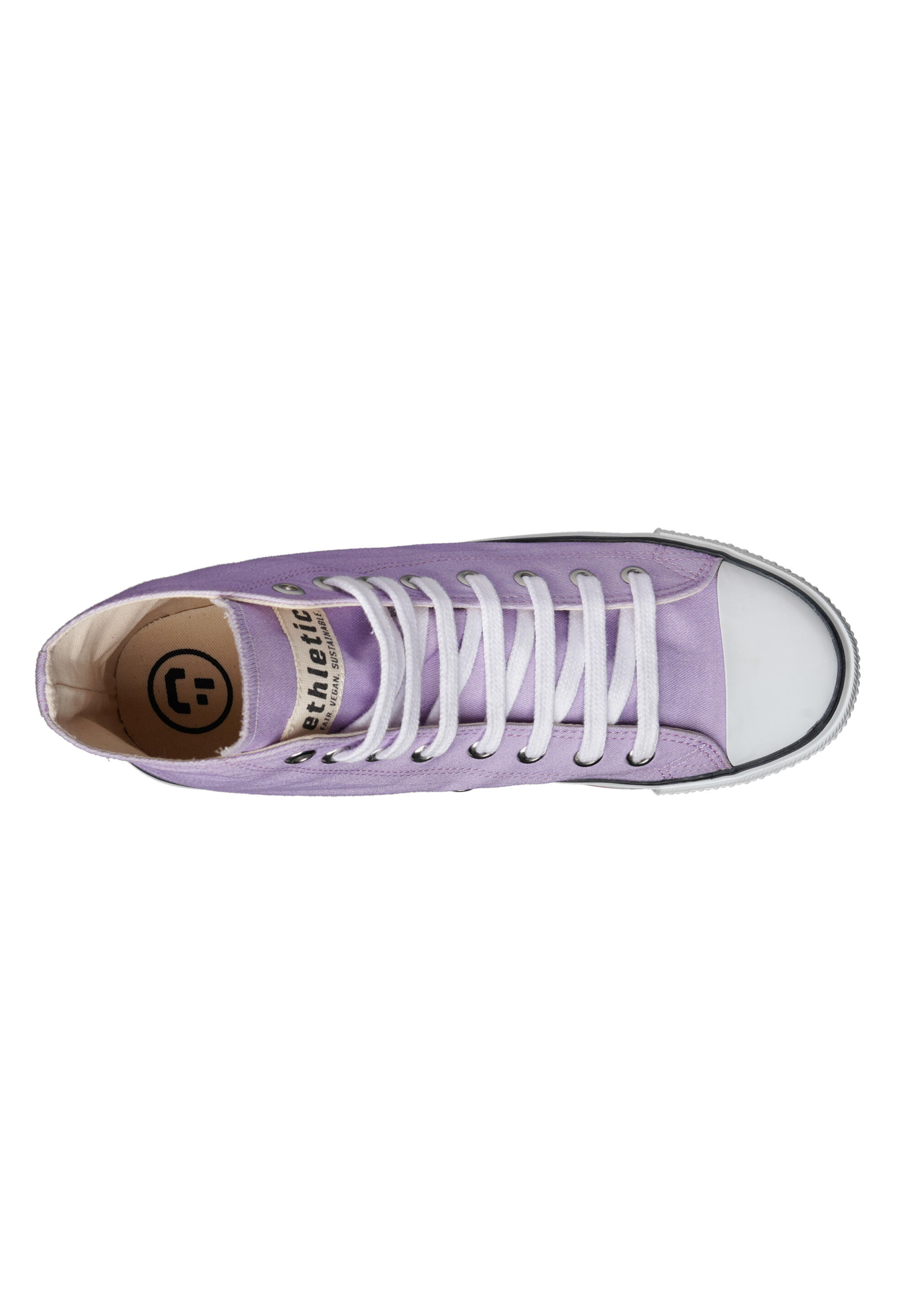 Canvas Sneaker White Cap Hi Cut lila atmungsaktiv 5/5