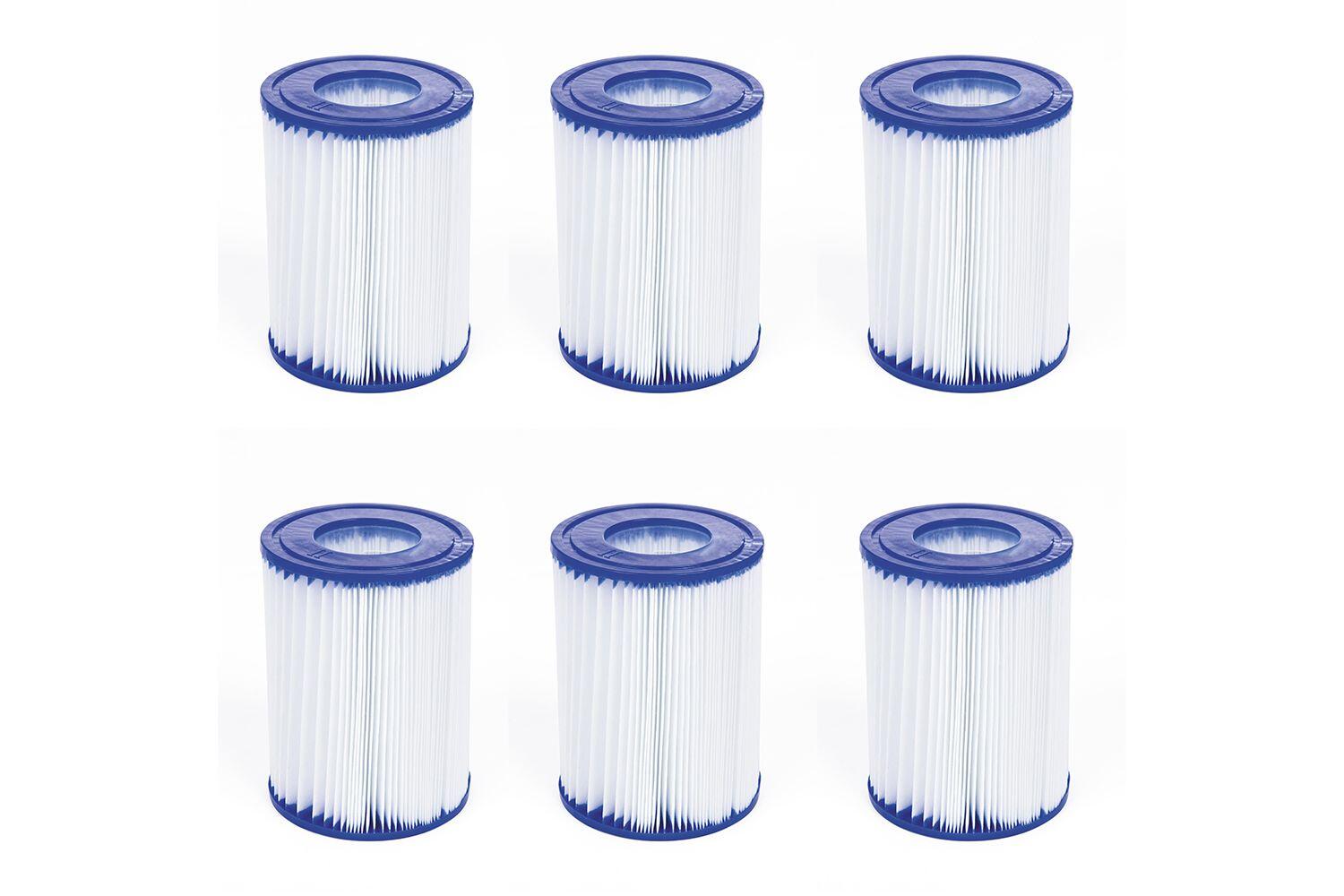 BESTWAY Bestway 58094-S03 Cartuccia filtrante tipo II, 6 pezzi