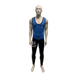 Pantalon canyoning 5 mm Enfant bleu noir