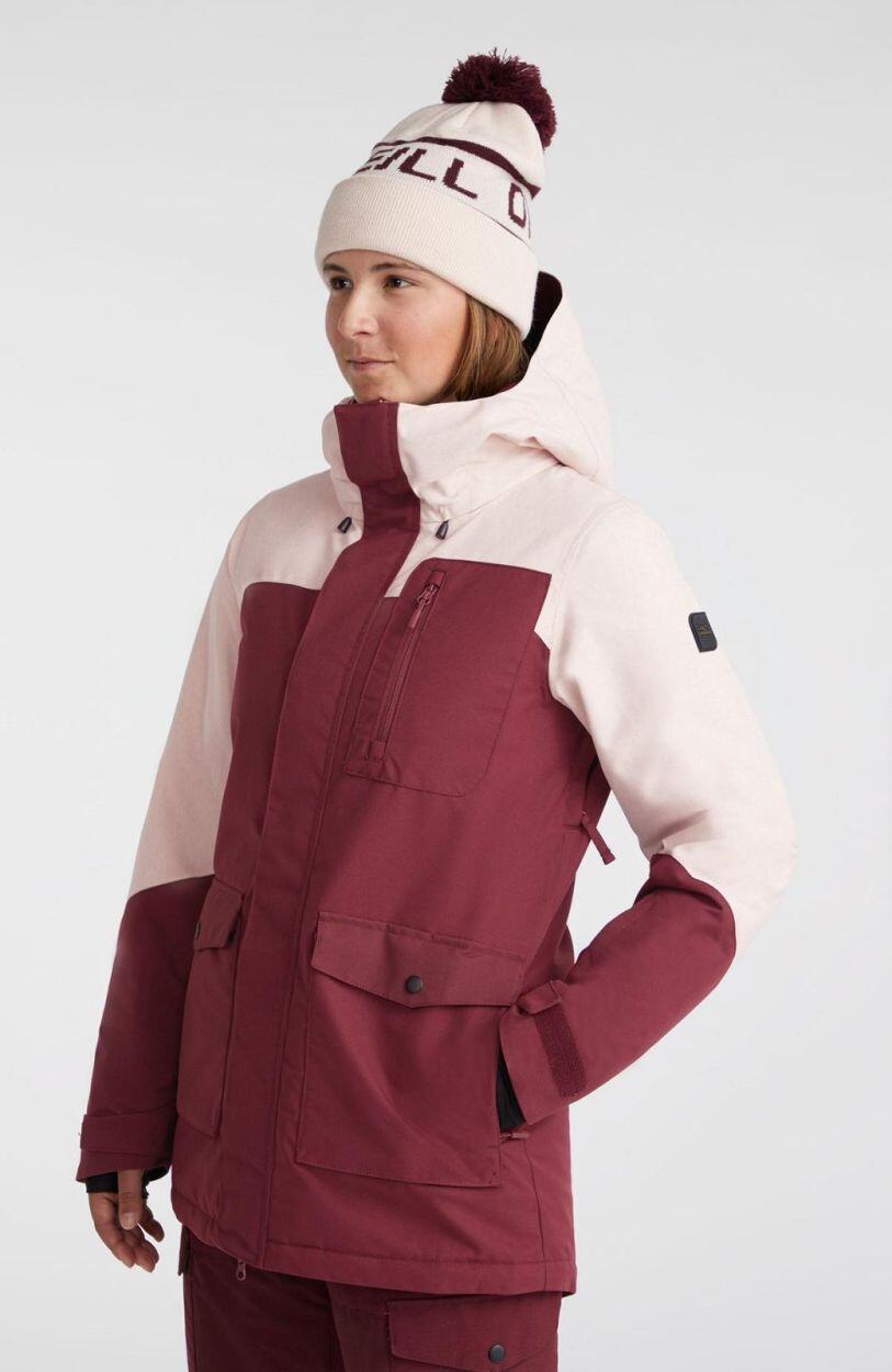 O'NEILL O'neill Manteaux UTILITY JACKET  Femmes Windsor Wine Colour Block 3/5