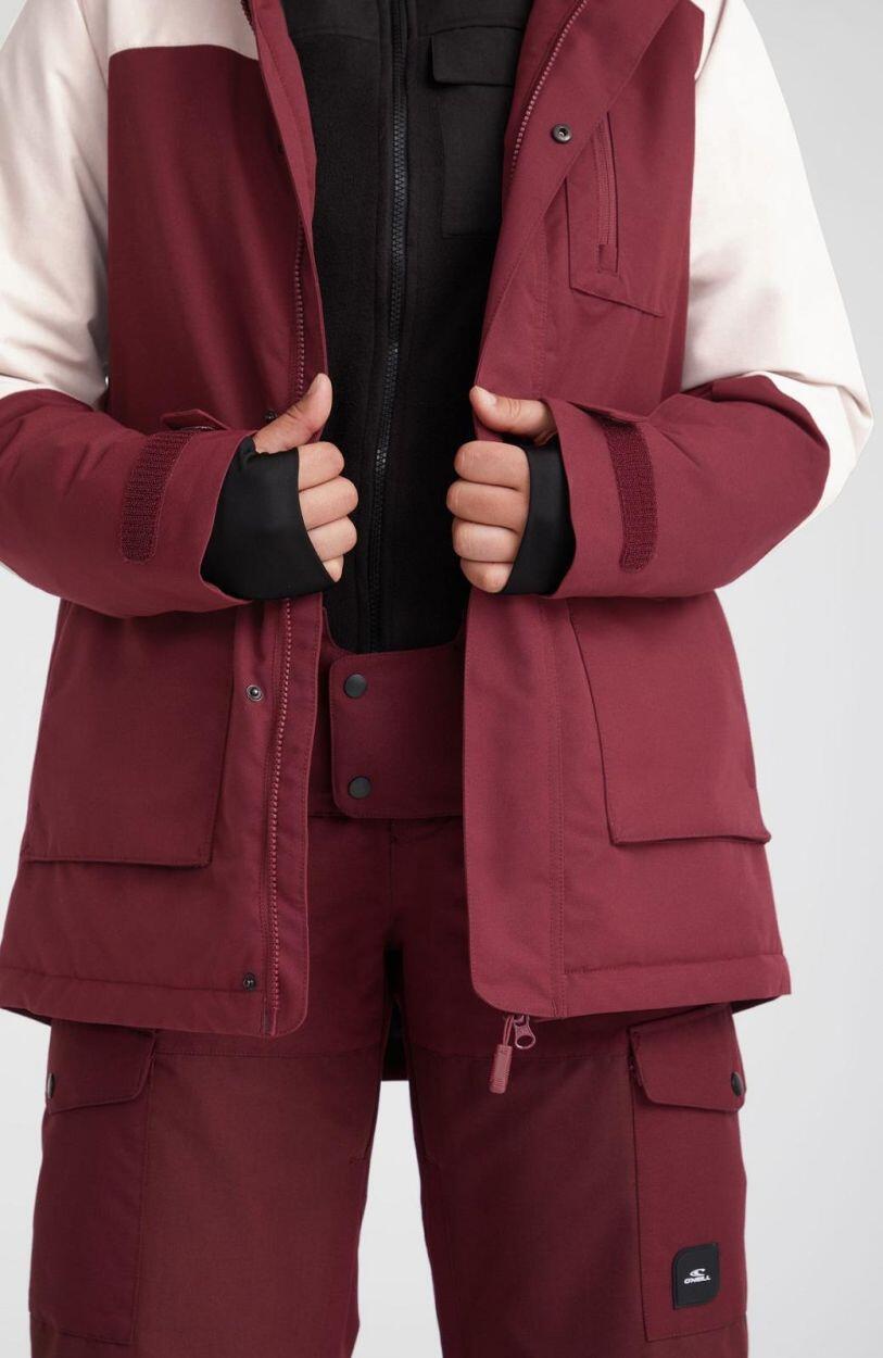 O'NEILL O'neill Manteaux UTILITY JACKET  Femmes Windsor Wine Colour Block 5/5