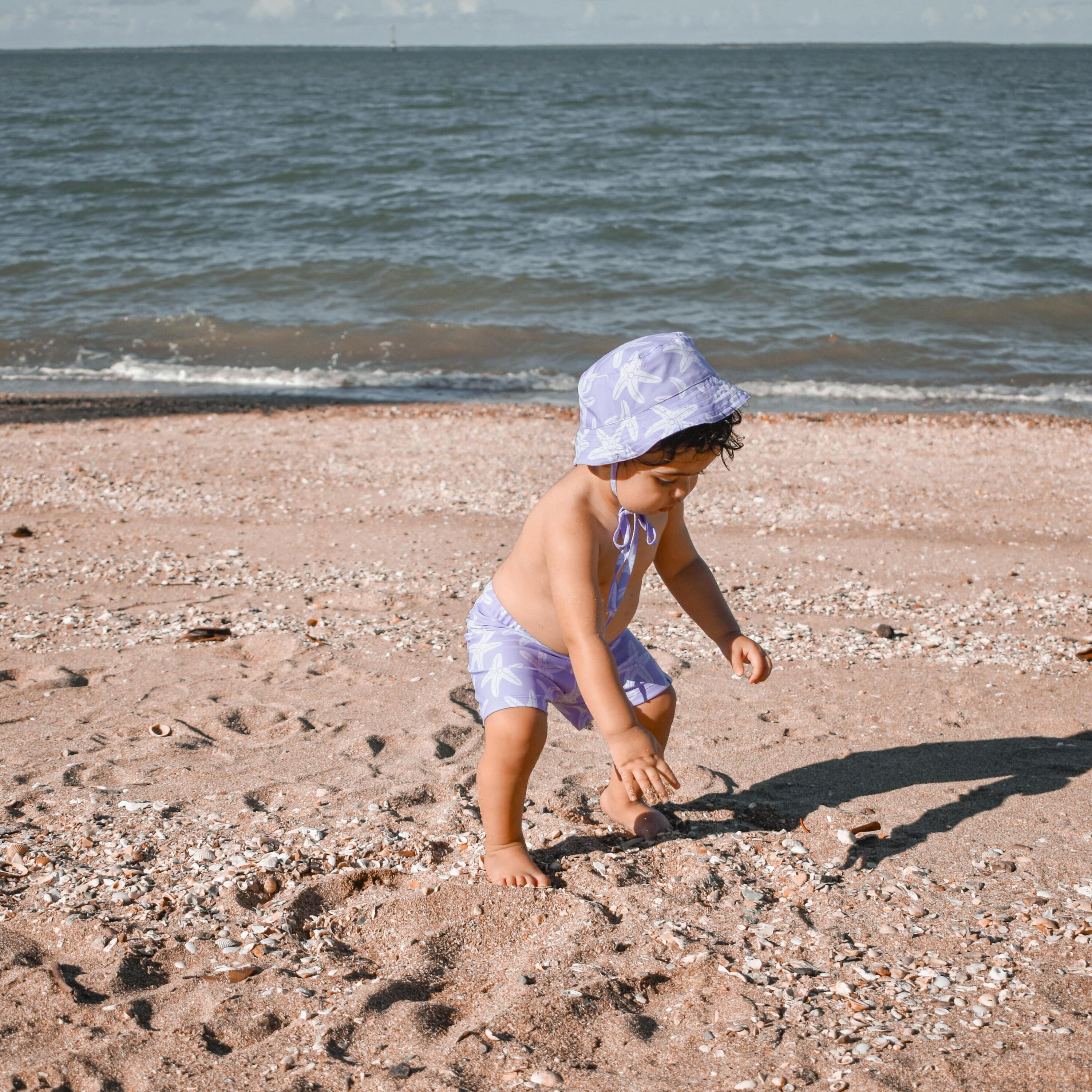 Swim Essentials | Cappello Stelle Marine estivo Lila UV 2/2