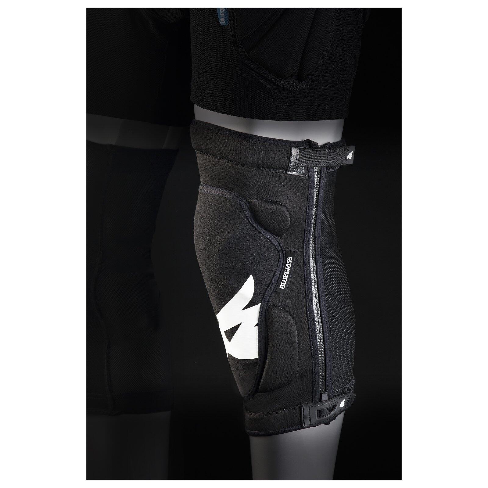 Bluegrass Unisex Knieschoner Solid D3O, Schwarz 2/4