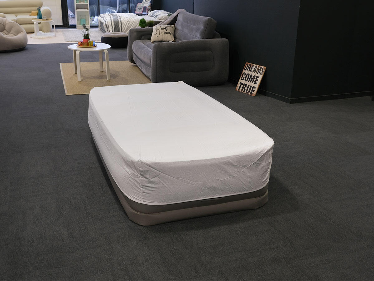 Pack matelas gonflable PremAire 1 1 place  + Drap housse 2/5