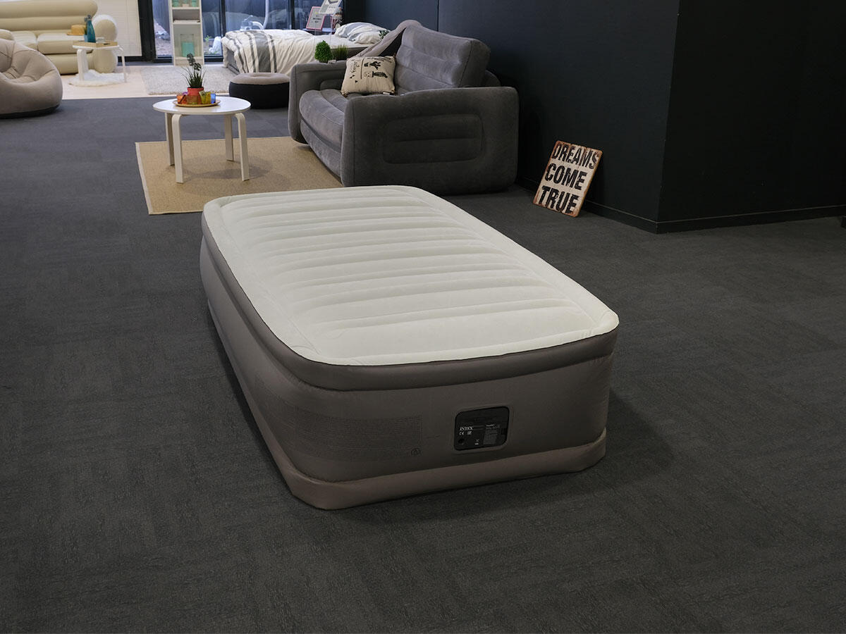 Pack matelas gonflable PremAire 1 1 place  + Drap housse 3/5