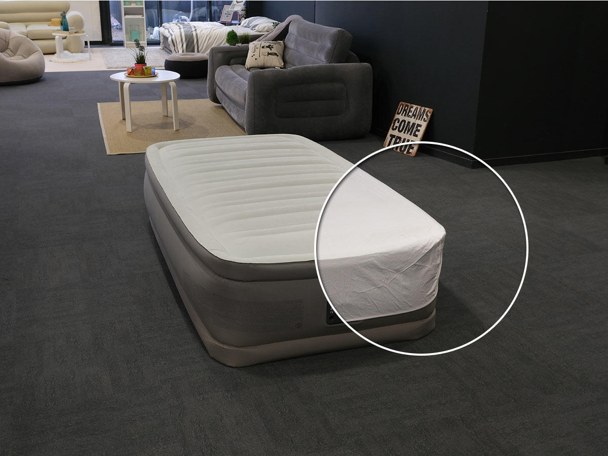 Pack matelas gonflable PremAire 1 1 place  + Drap housse 1/5