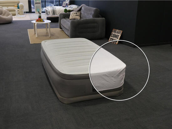 Pack matelas gonflable PremAire 1 1 place + Drap housse