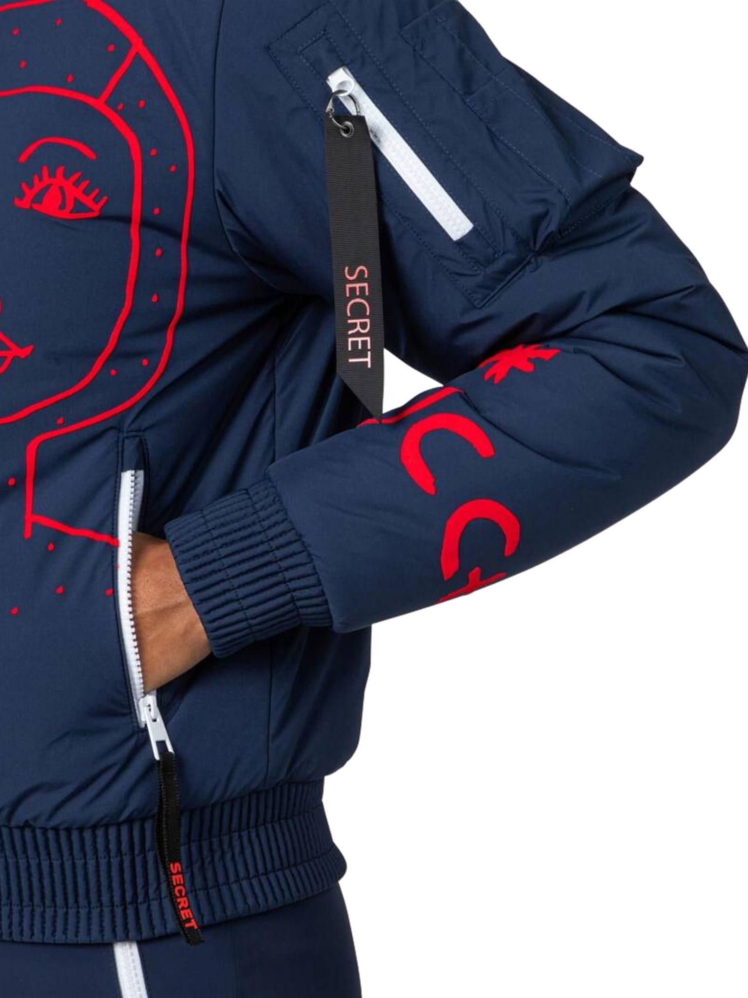 Kurtka narciarska Rossignol JCC damska W Yety Fleecy Bomber JKT granatowa 3/6