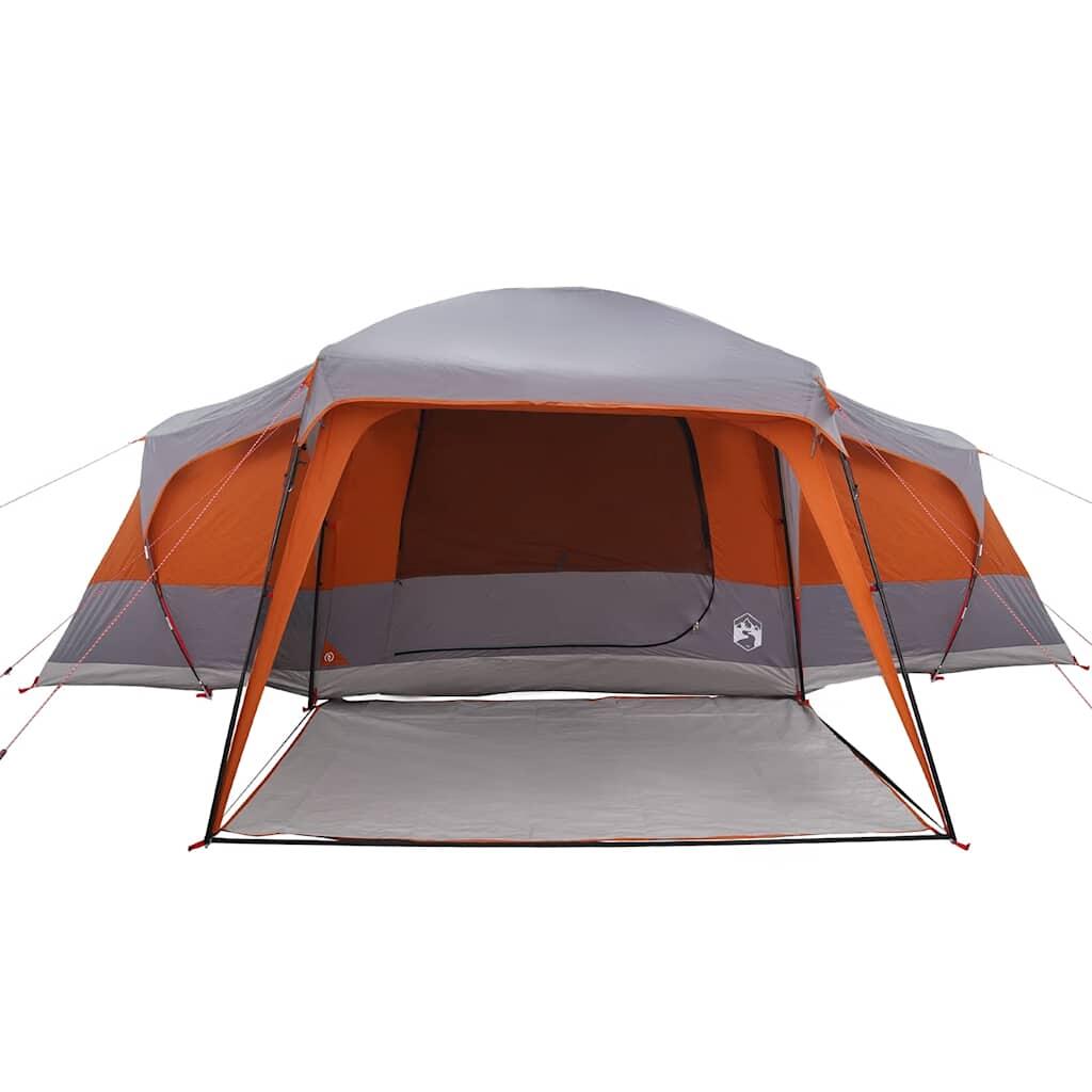VidaXL Tienda familiar 9 personas, impermeable, con veranda 6/7