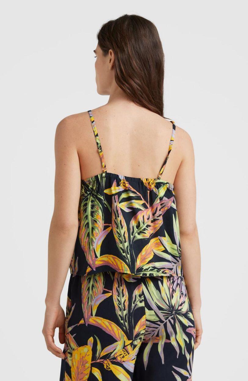 O'NEILL O'neill Hauts TIARE WOVEN TANK TOP  Femmes Black Tropical Flower 3/5