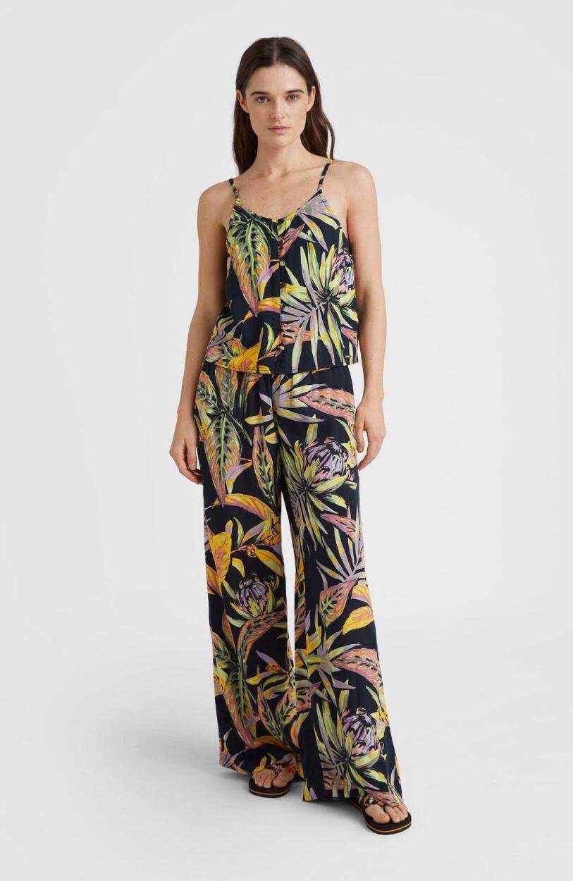 O'NEILL O'neill Hauts TIARE WOVEN TANK TOP  Femmes Black Tropical Flower 4/5