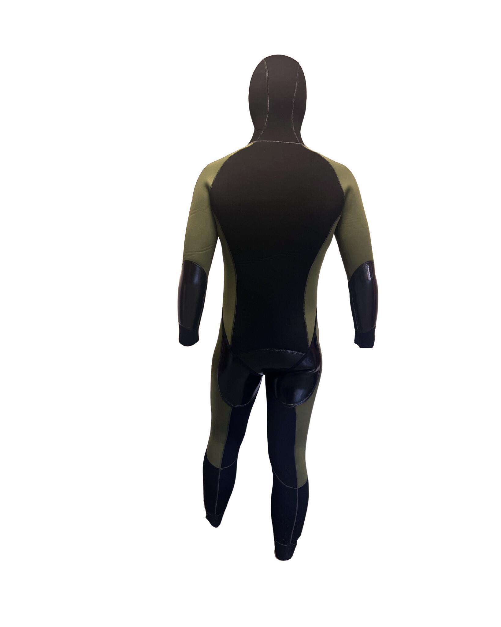 Ensemble Green Canyon pantalon Long John et veste 5 mm Adulte noir kaki 2/5